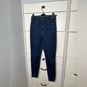 American Eagle. Dark wash. Next level stretch. Size 4. Skinny.